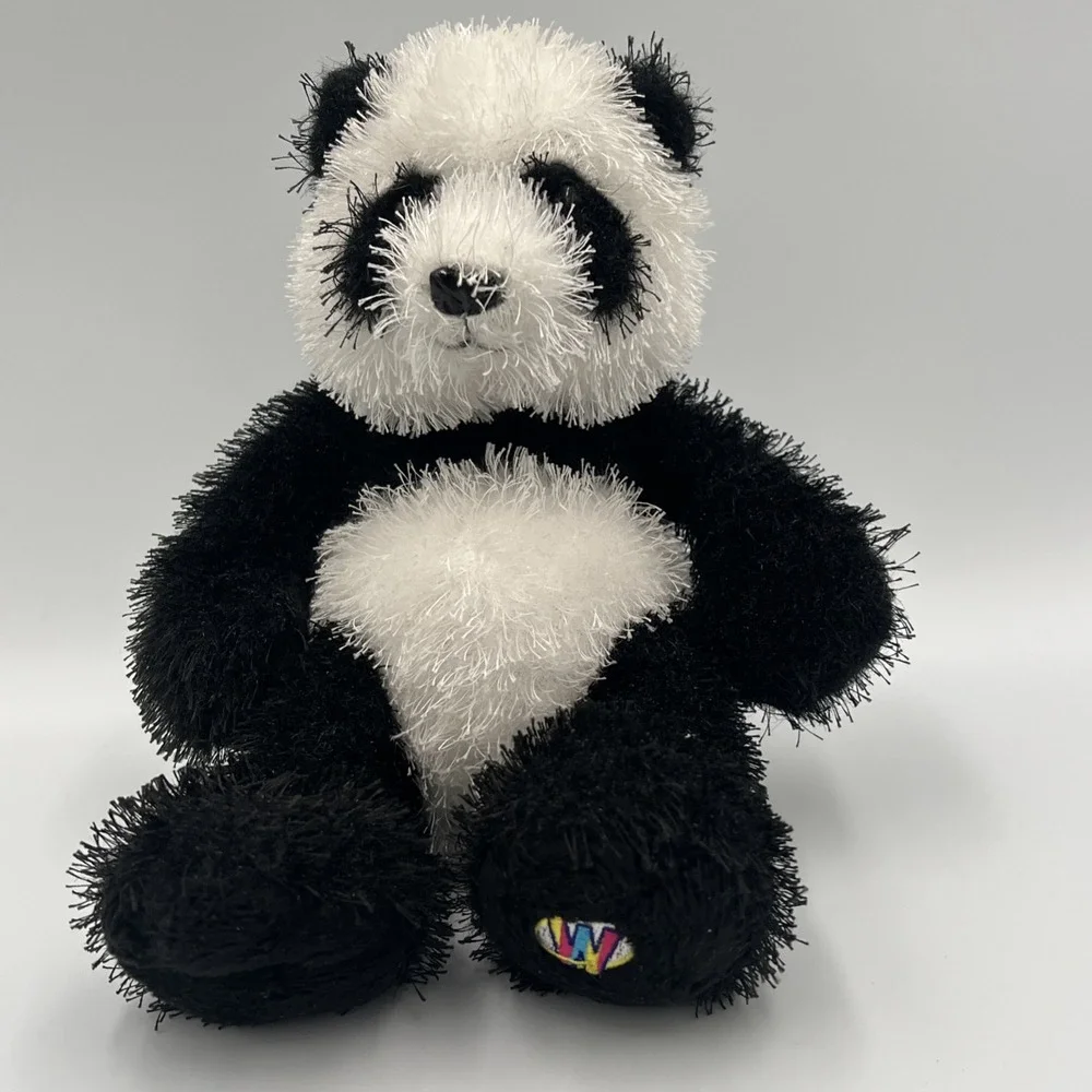 Panda Bear GANZ Webkinz HM 111 Plush Stuffed Animal NO CODE‎